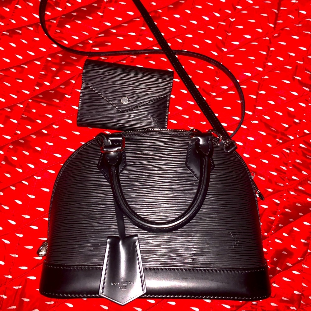 Louis Vuitton Alma bb and Victorine wallet